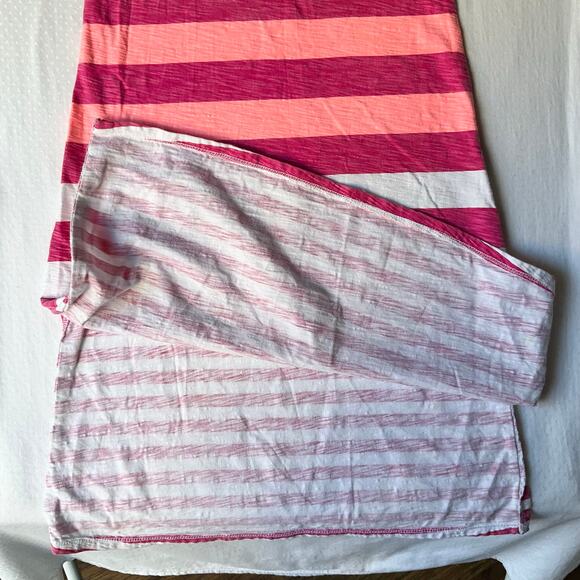 Basic Edition Big Girl Maxi Dress size M (7/8) Sleeveless Slit Side Stretch Pink - Picture 4 of 7